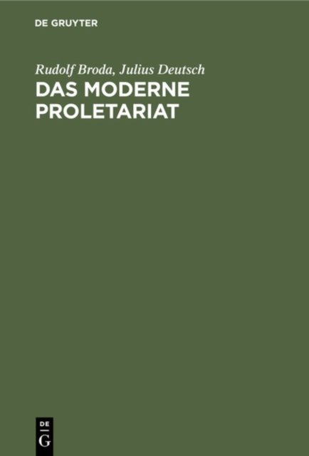 moderne Proletariat