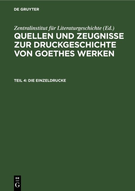 Einzeldrucke