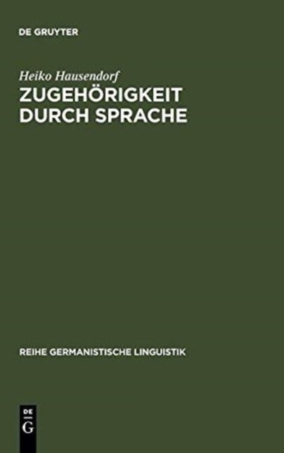 Zugehörigkeit Durch Sprache