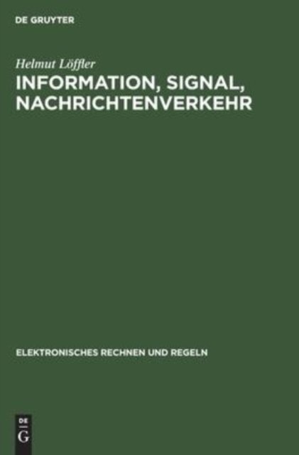 Information, Signal, Nachrichtenverkehr