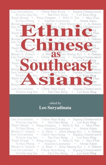 Ethnic Chinese As Southeast Asians