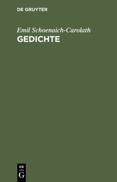 Gedichte