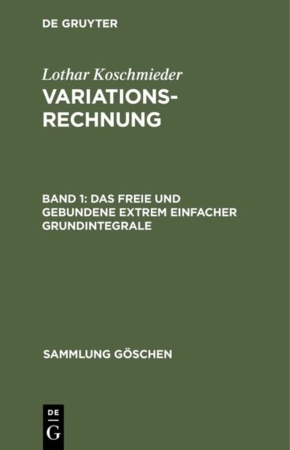 freie und gebundene Extrem einfacher Grundintegrale