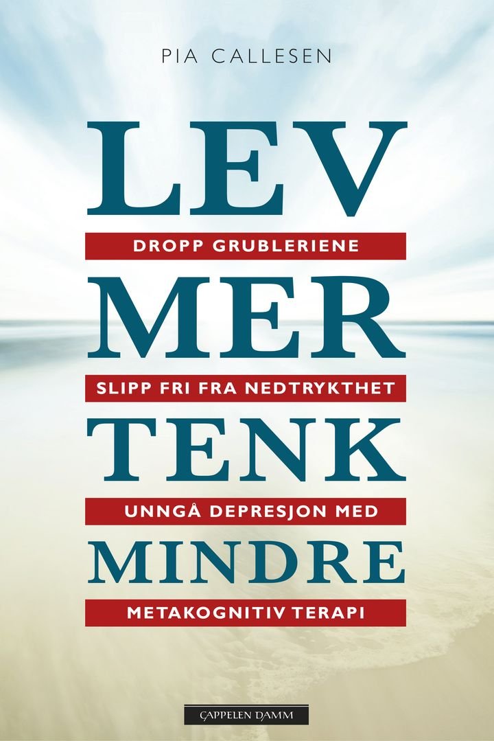 Lev mer tenk mindre - dropp grubleriene - slipp fri fra nedtrykthet og depresjon med metakognitiv terapi