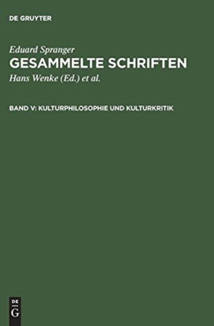 Kulturphilosophie und Kulturkritik