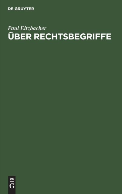 Uber Rechtsbegriffe