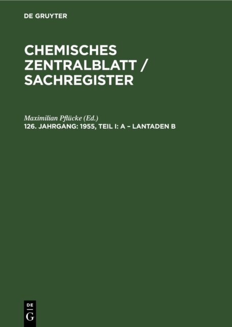 1955, Teil I: A - Lantaden B