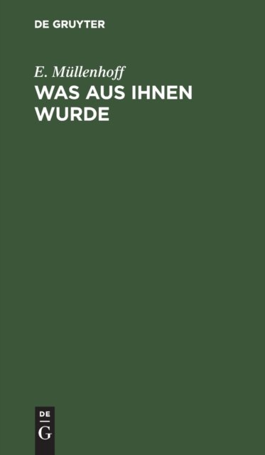 Was Aus Ihnen Wurde