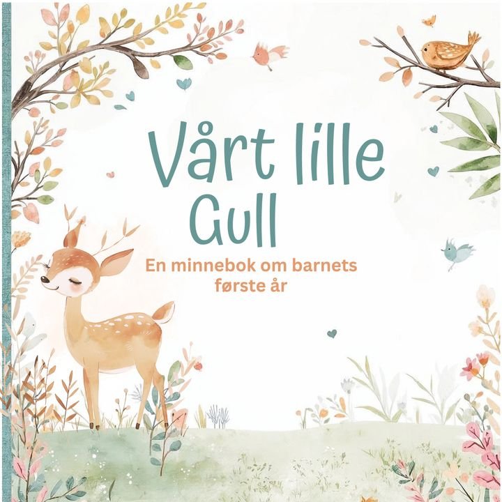 Vårt lille gull - en minnebok om barnets første år