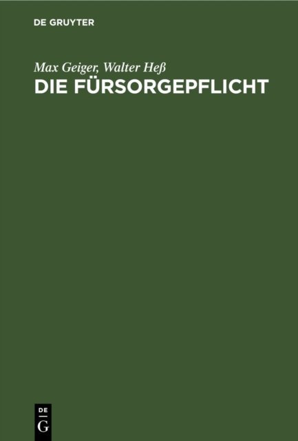 Die Fursorgepflicht
