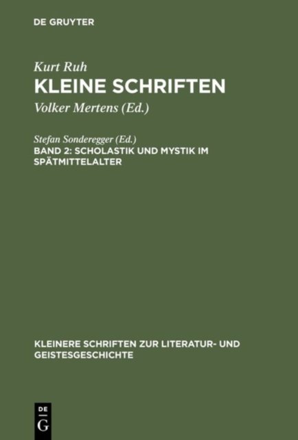 Scholastik und Mystik im Spatmittelalter