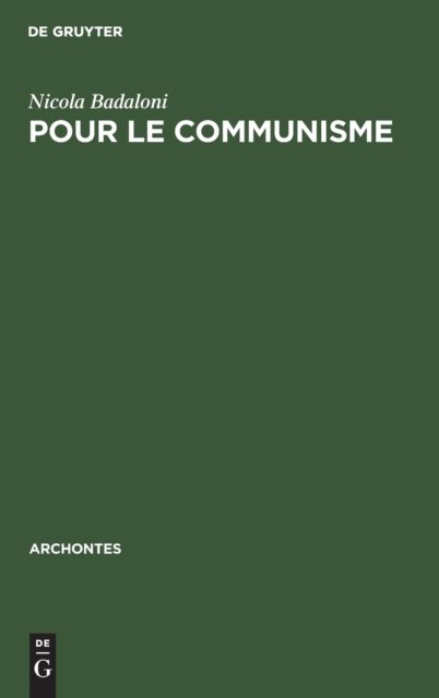 Pour Le Communisme