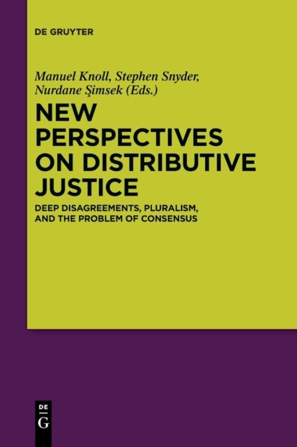 New Perspectives on Distributive Justice