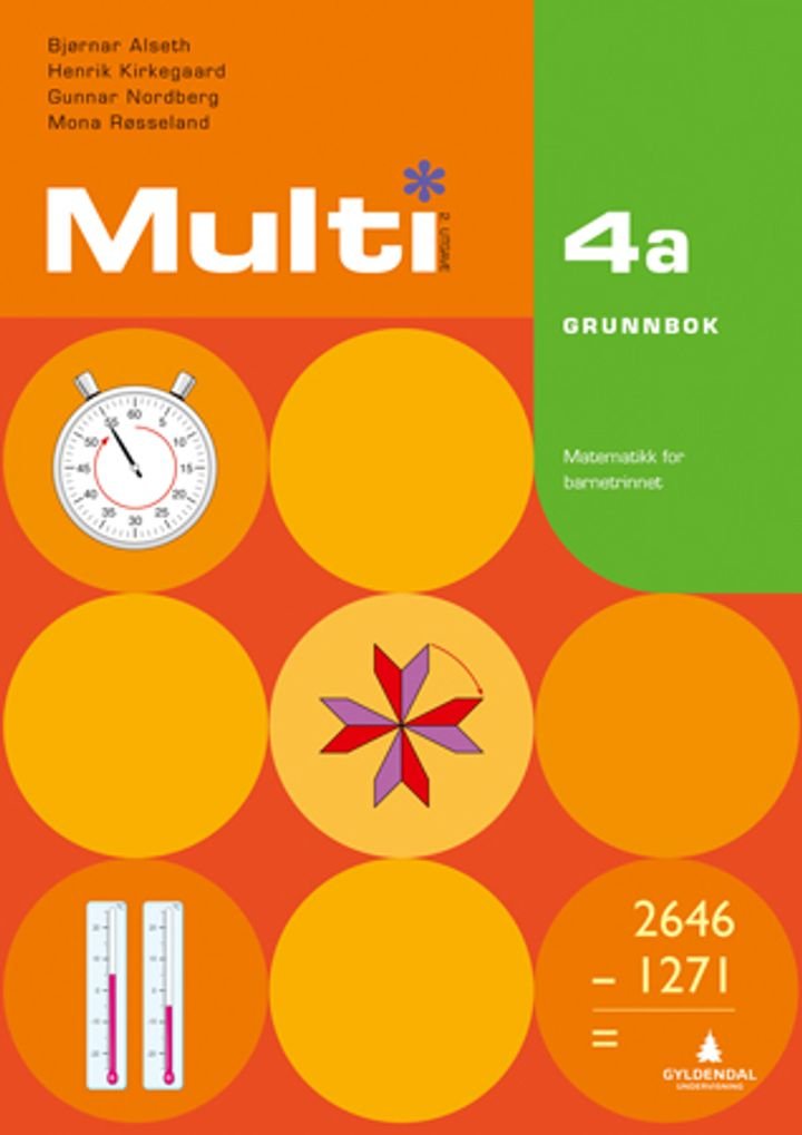 Multi 4a, 2. utgåve - Grunnbok : matematikk for barnesteget