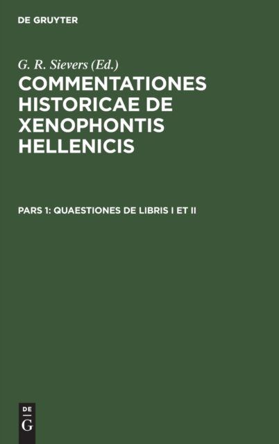 Quaestiones de Libris I Et II