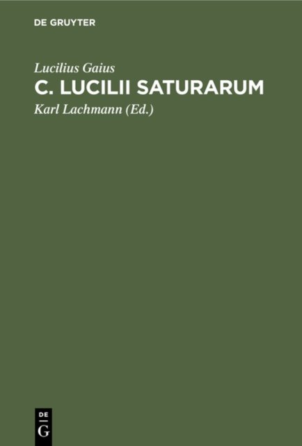 C. Lucilii Saturarum