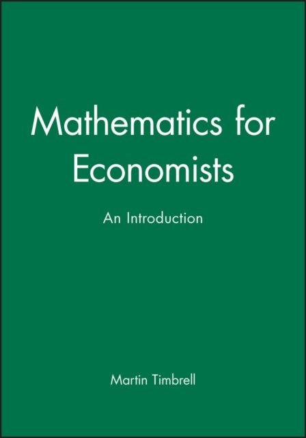 Mathematics for Economists – An Introduction