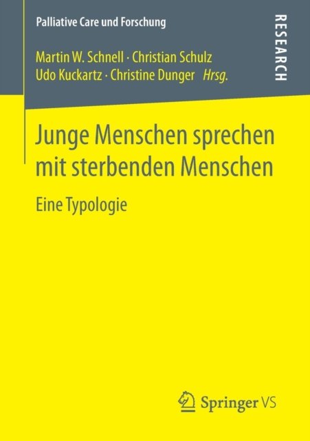 Junge Menschen sprechen mit sterbenden Menschen