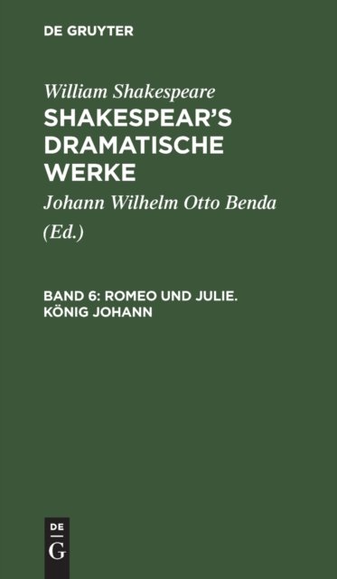 Romeo Und Julie. Konig Johann