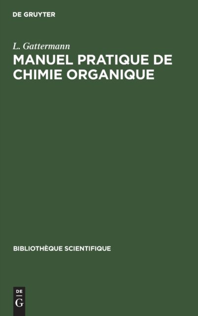 Manuel Pratique de Chimie Organique