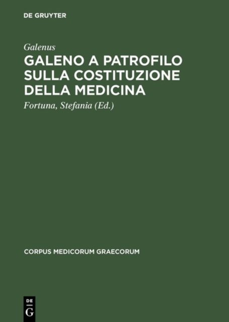 Galen - De Constitutione Artis Medicae