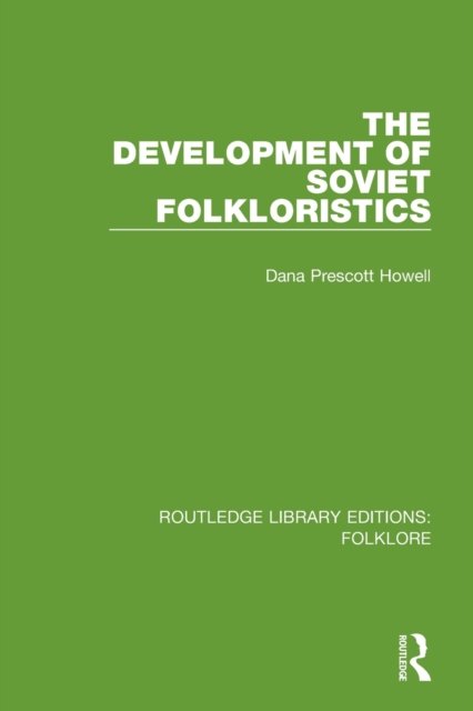 The Development of Soviet Folkloristics Pbdirect