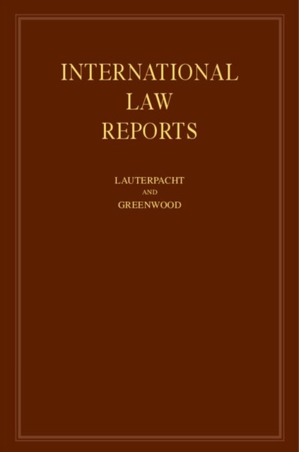 International Law Reports: Volume 126