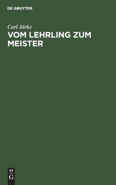 Vom Lehrling Zum Meister
