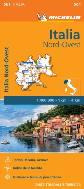 Italy Northwest - Michelin Regional Map 561