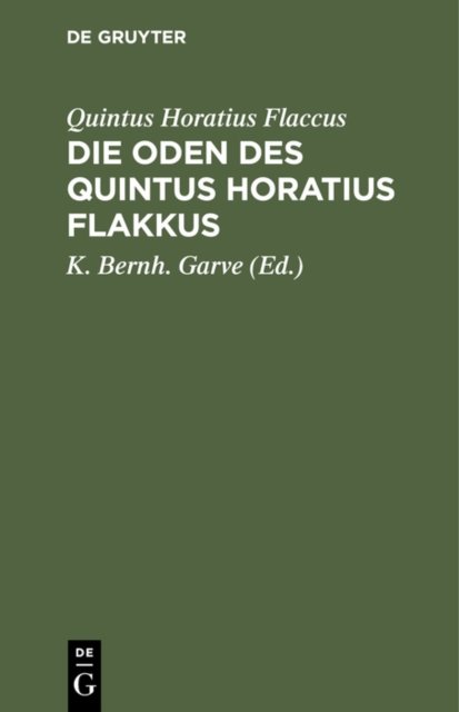 Oden des Quintus Horatius Flakkus