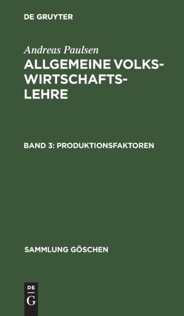Produktionsfaktoren