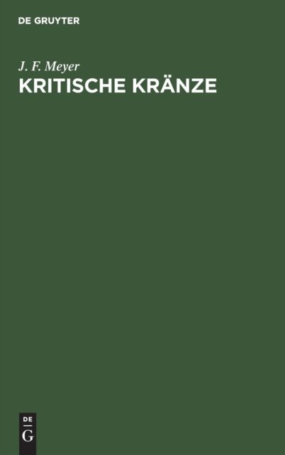 Kritische Kranze