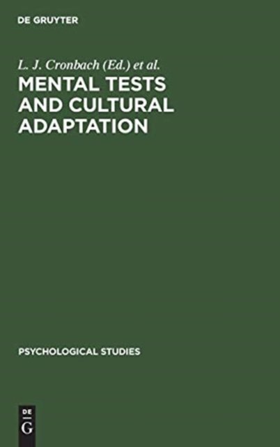 Mental tests and cultural adaptation