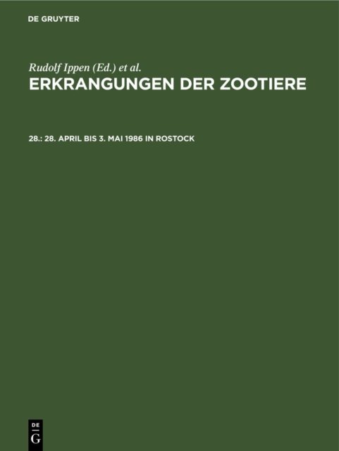 28. April Bis 3. Mai 1986 in Rostock