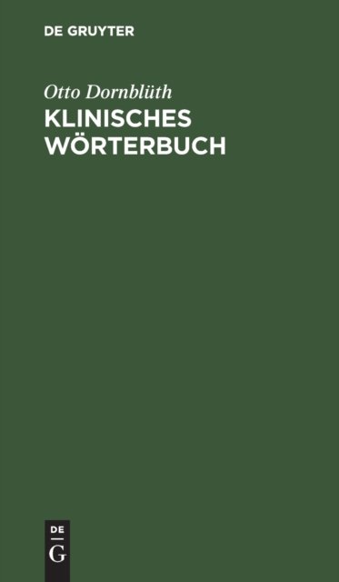 Klinisches Worterbuch