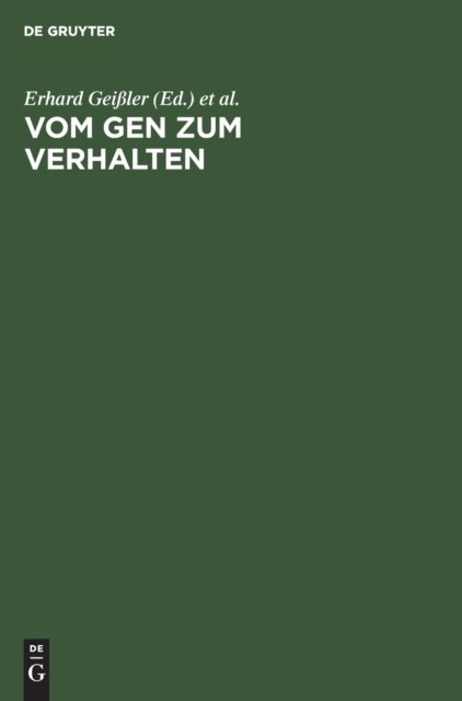 Vom Gen Zum Verhalten