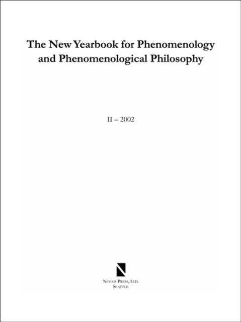 The New Yearbook for Phenomenology and Phenomenological Philosophy V. 3