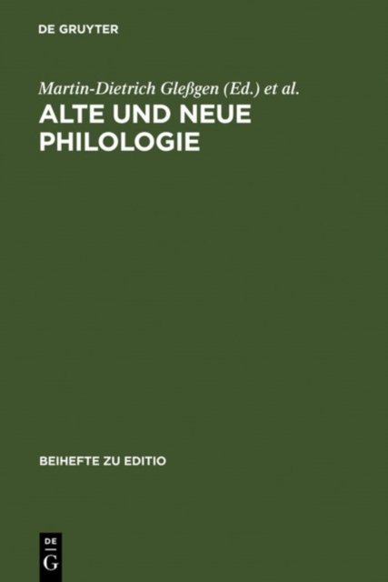 Alte Und Neue Philologie