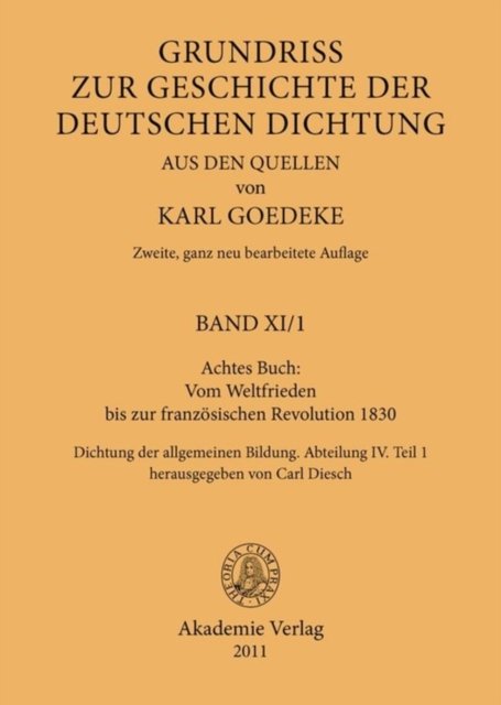 Achtes Buch: Vom Weltfrieden Bis Zur Franzosischen Revolution 1830