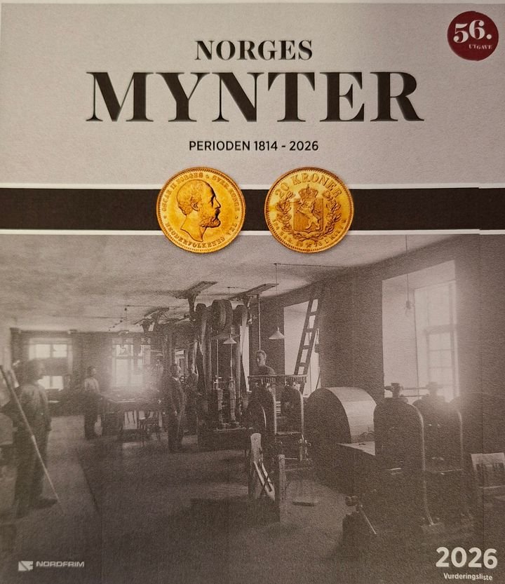 Norges mynter 2026 - perioden 1814-2026