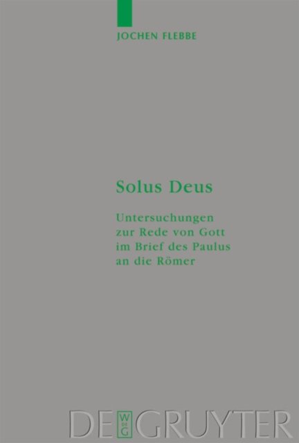 Solus Deus