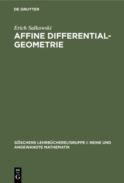 Affine Differentialgeometrie