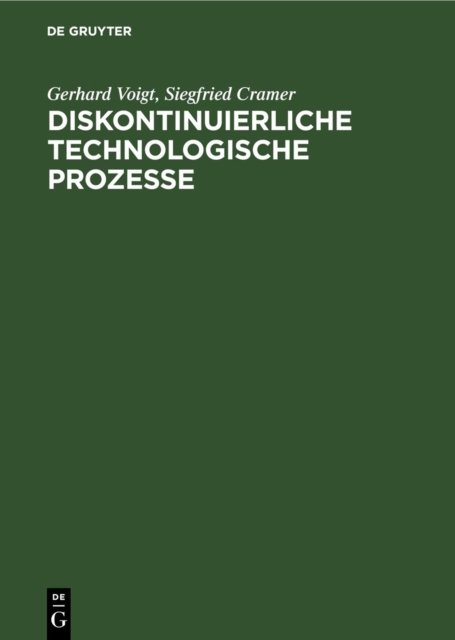 Diskontinuierliche Technologische Prozesse