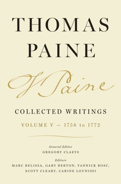 Thomas Paine Collected Writings, Volume 5