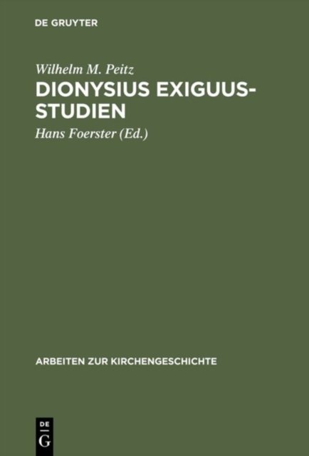 Dionysius Exiguus-studien