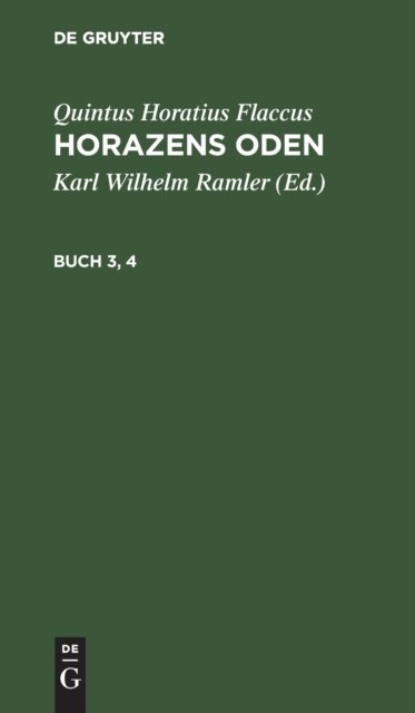 Quintus Horatius Flaccus: Horazens Oden. Buch 3, 4