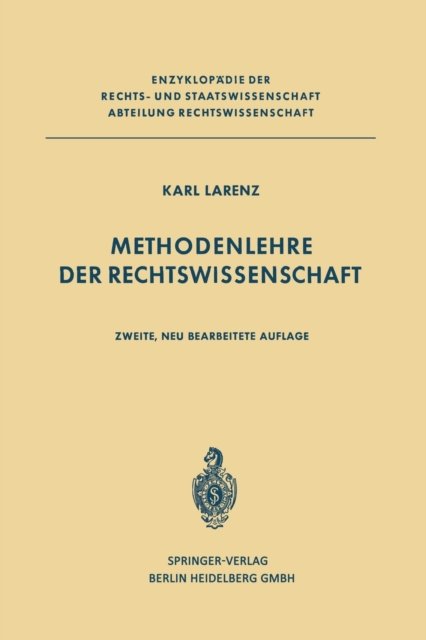 Methodenlehre der Rechtswissenschaft