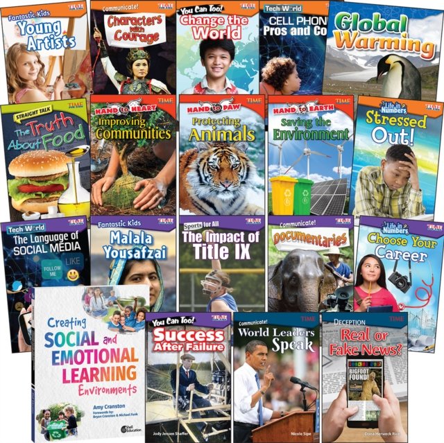 Social Emotional 18-Book Set with Shell book: Grades 4-5