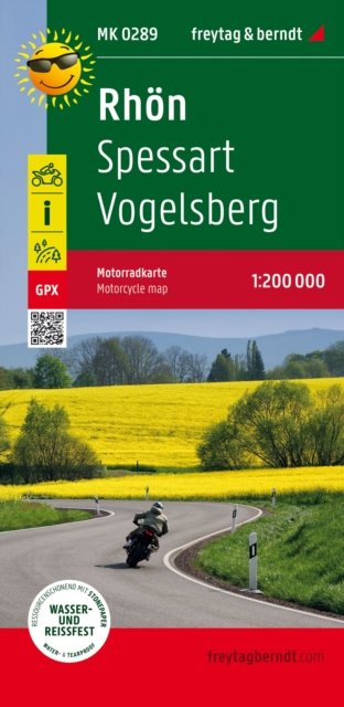Rhon Mountains - Spessart - Vogelsberg 1:200 000