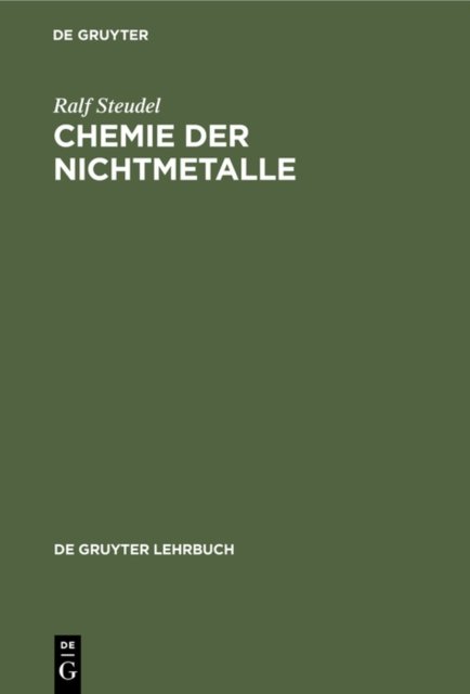 Chemie Der Nichtmetalle